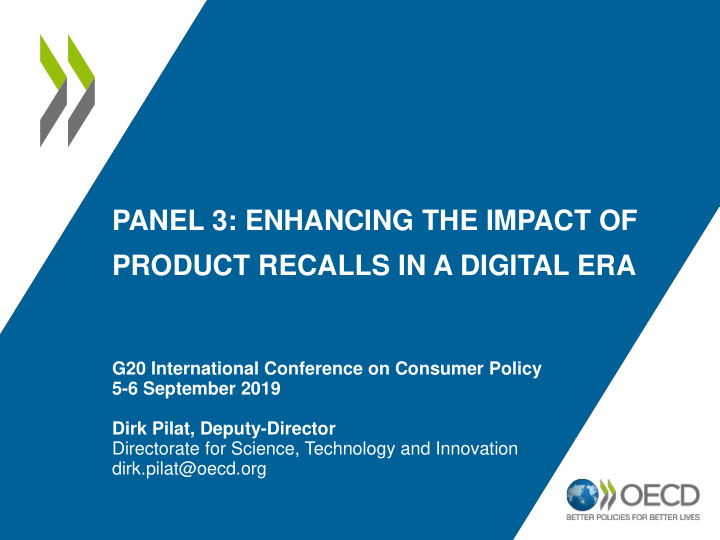 panel 3 enhancing the impact of product recalls in a