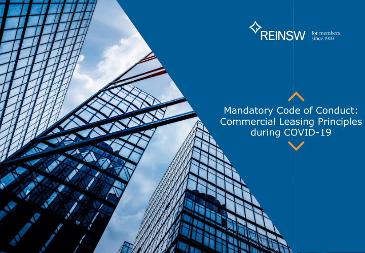 mandatory code of conduct commercial leasing principles