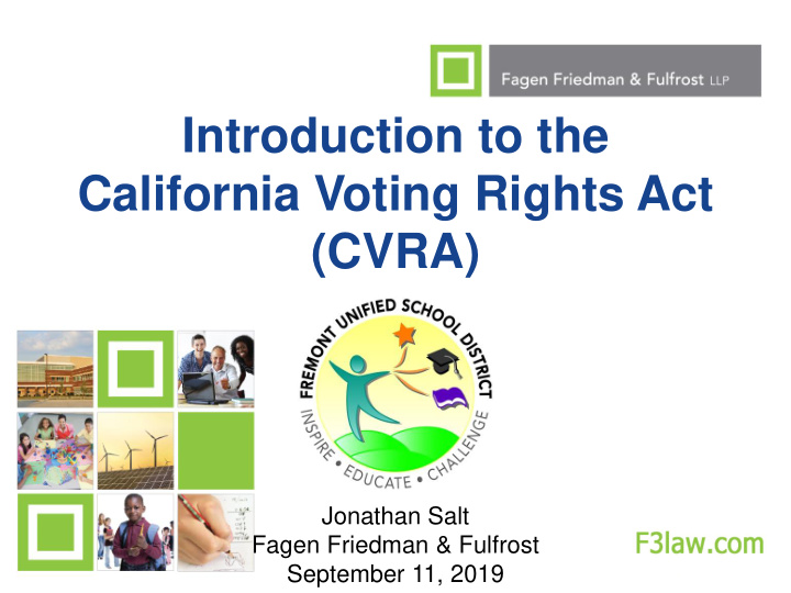 california voting rights act
