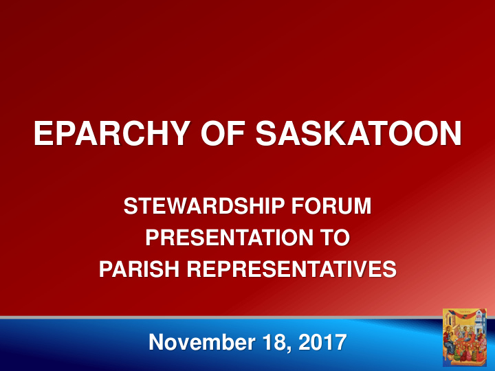 eparchy of saskatoon