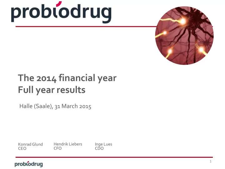 full year results