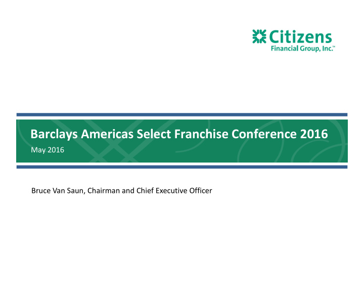barclays americas select franchise conference 2016