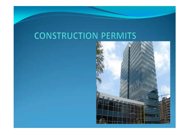 simpler procedures and actions for permit issue shorter
