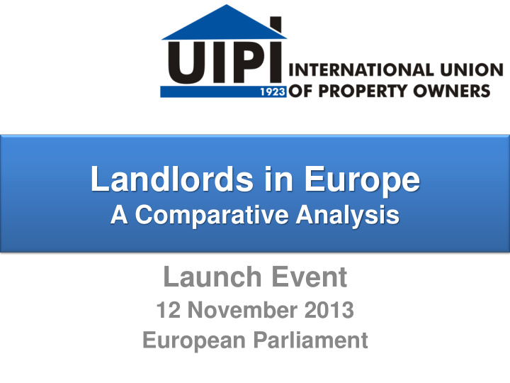 landlords in europe