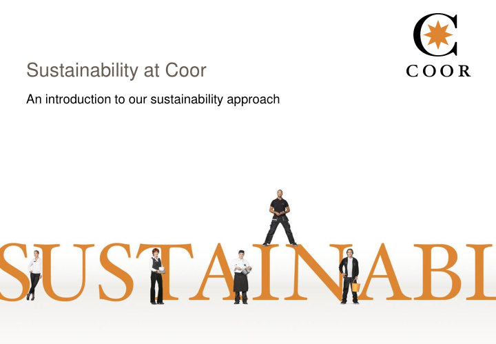 sustainability at coor