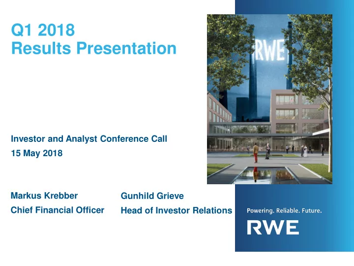 results presentation