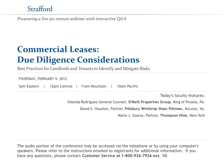 commercial leases
