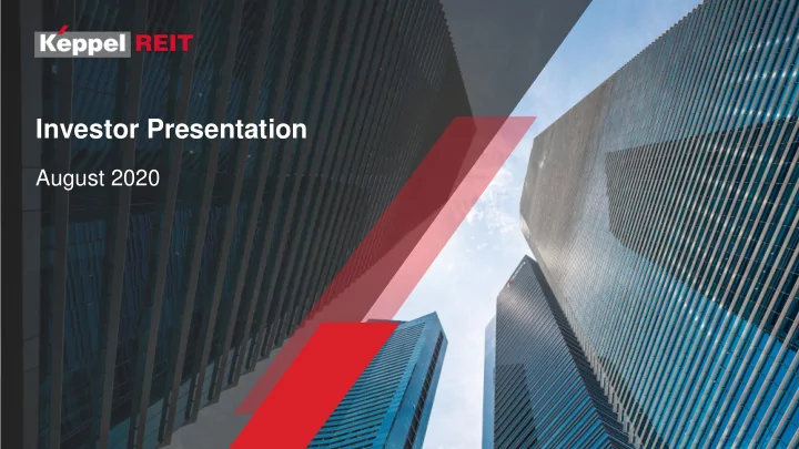 investor presentation
