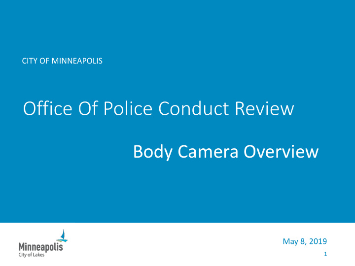 office of police conduct review