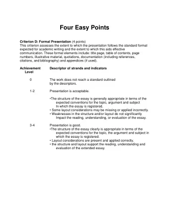 Top of Page:  Two inches from the top of the page  Title (centered)  Double space