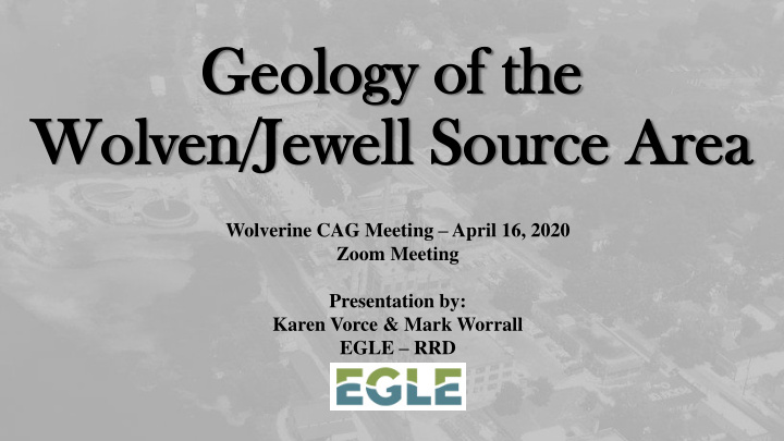 ge geology of the ology of the wol wolven ven jewell