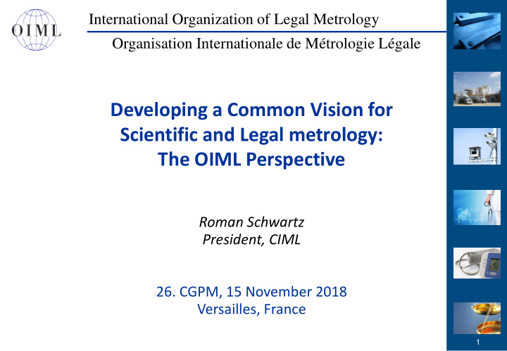 roman schwartz president ciml 26 cgpm 15 november 2018