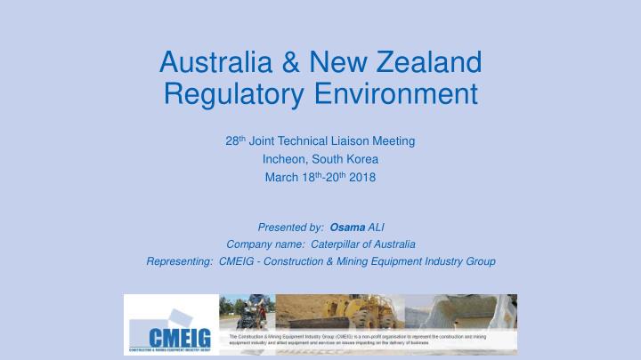 australia new zealand regulatory environment