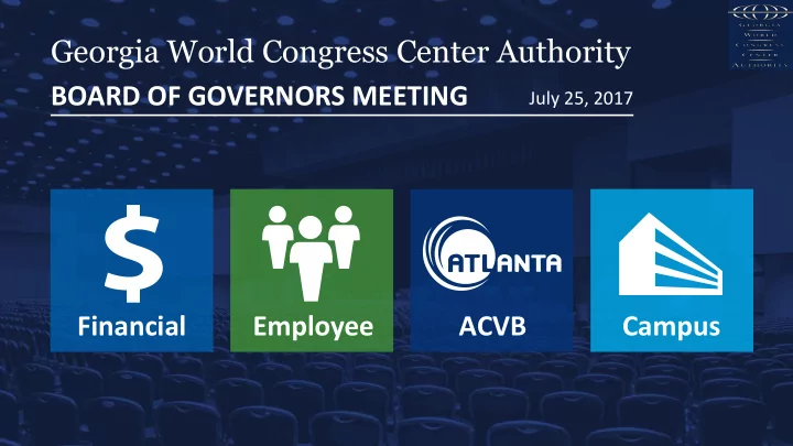 georgia world congress center authority