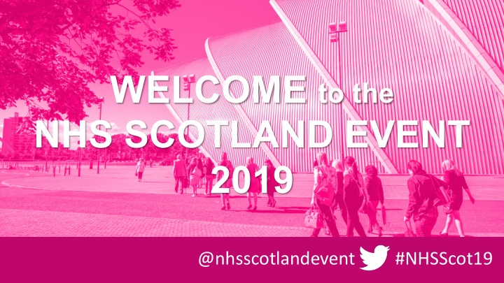 nhs scotland event 2019