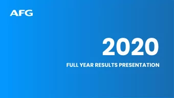 2020  FULL YEAR RESULTS PRESENTATION  FY20 results - Highlights  $33.3M  $28.1M  FY18  FY18  $33.0M