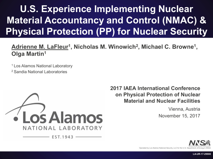 u s experience implementing nuclear