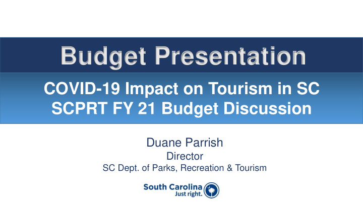 budget presentation