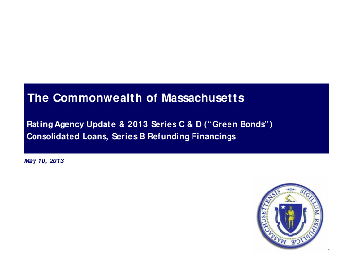 the commonwealth of massachusetts