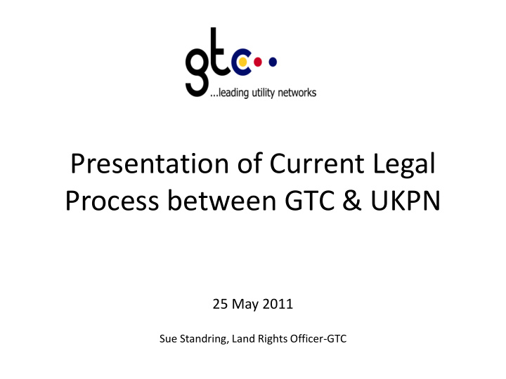 presentation of current legal