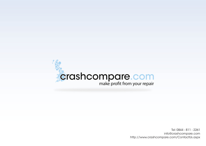 tel 0844 811 2261 info crashcompare com http crashcompare