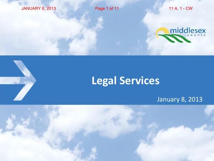 legal services