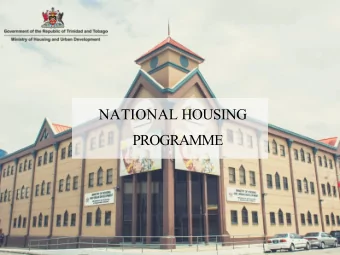 NATIONAL HOUSING  PROGRAMME Presentation outline  Second  Goverets  Home  Government