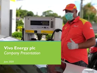 Vivo Energy plc  Company Presentation  June 2020  Disclaimer  IMPORTANT: Please read the following