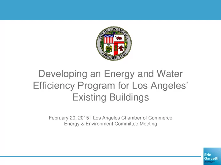 existing buildings