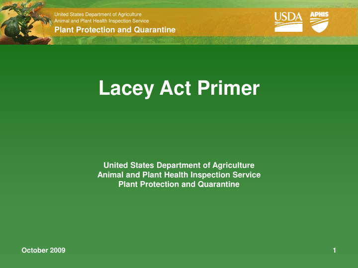 lacey act primer