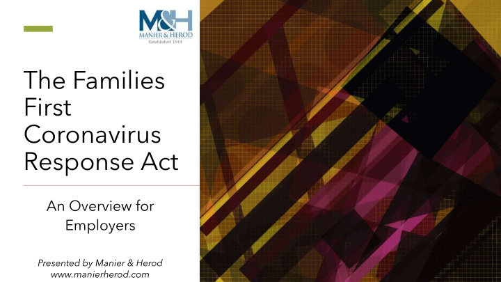 the families first coronavirus response act
