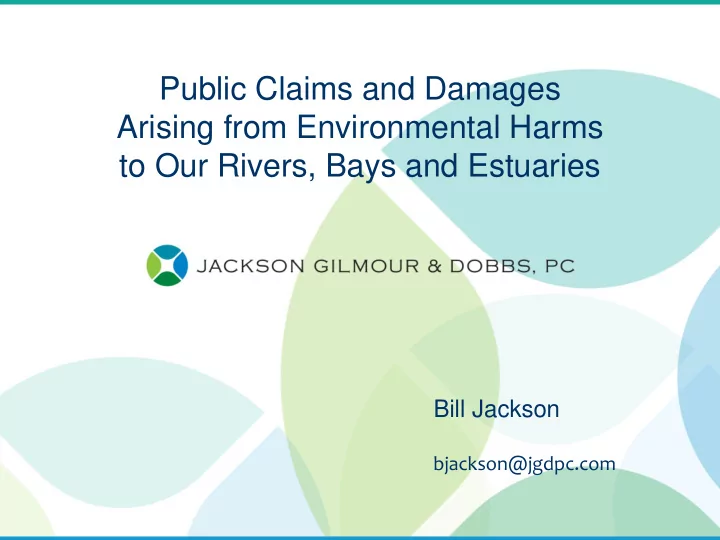 arising from environmental harms