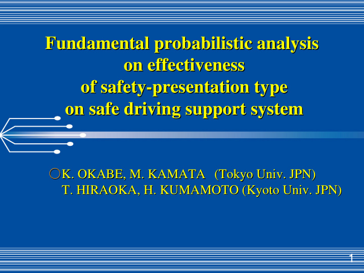 fundamental probabilistic analysis analysis fundamental