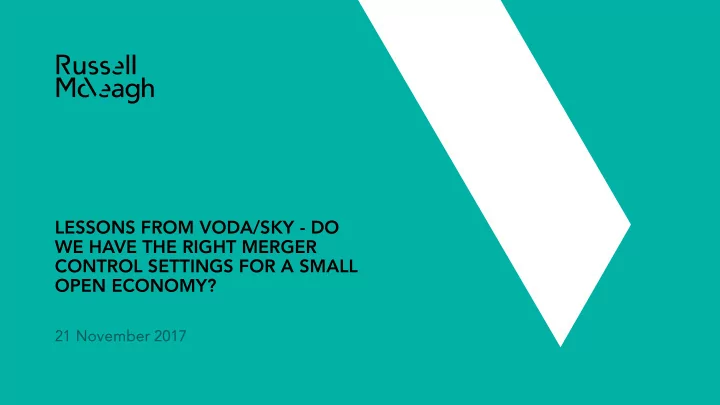 lessons from voda sky do we have the right merger control
