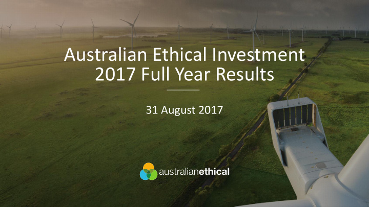 australian ethical investment