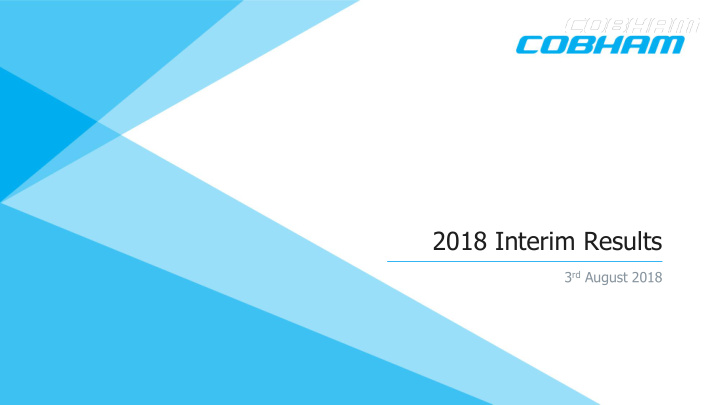 2018 interim results