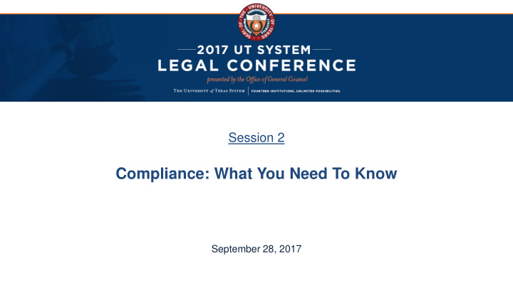 compliance what you need to know