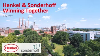 Winning Together  July 2017  Corporate Video  Winning together - Sonderhoff &amp; Henkel  July 2017