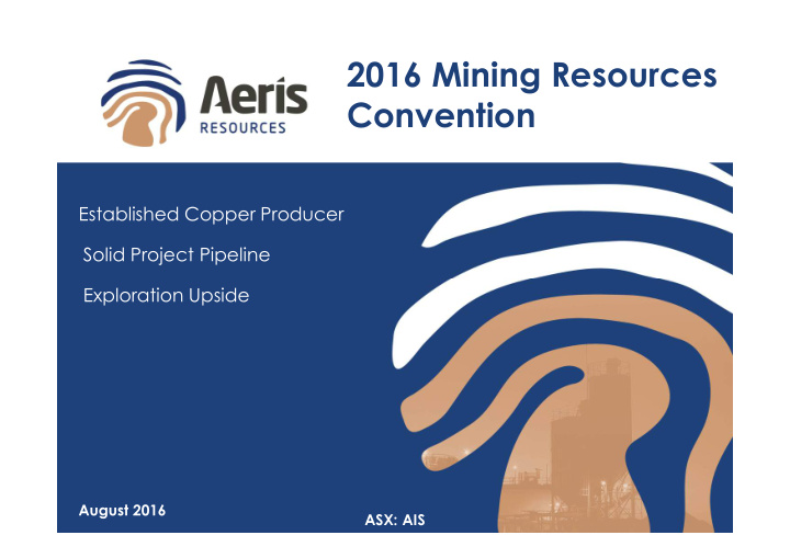 established copper producer