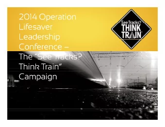 2014 Operation  2014 Operation  Lifesaver  Lifesaver  Leadership  Leadership  Leadership