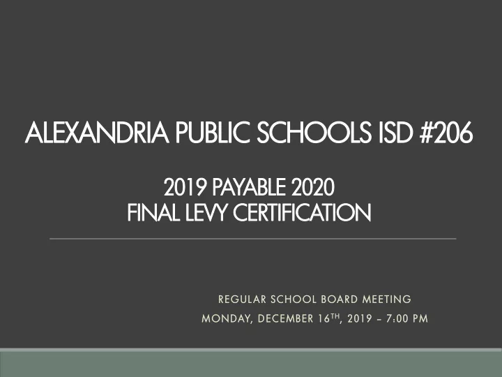 alexandria public schools isd 206