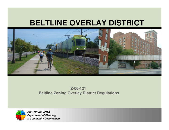 beltline overlay district