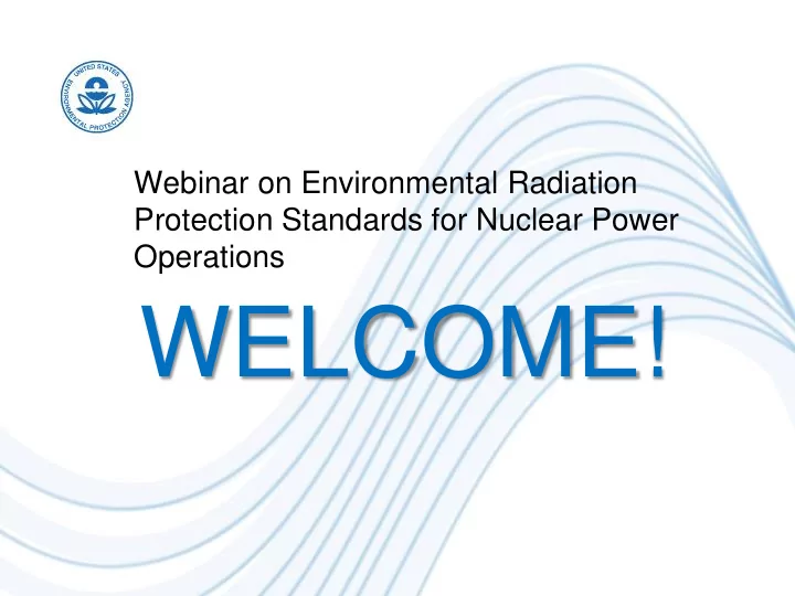 welcome webinar structure