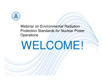 WELCOME!  Webinar Structure  Technical presentation followed by questions    and answers.