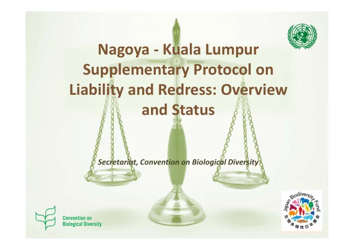 nagoya kuala lumpur supplementary protocol on liability