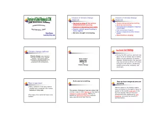 Extreme drought drought is increasing .  flooding in many regions.  Higher temperatures cause a