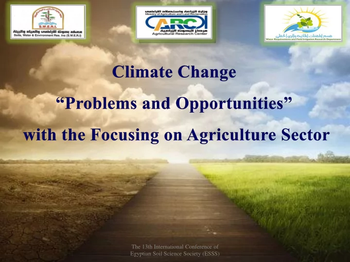 the 13th international conference of egyptian soil