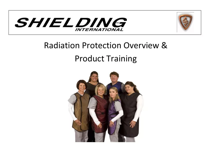 product training about us