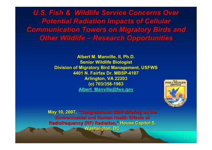 u s fish amp wildlife service concerns over u s fish amp