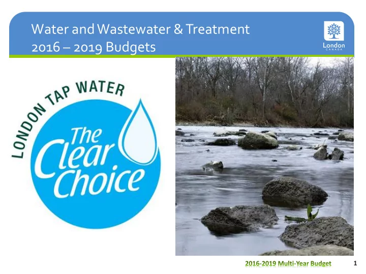 water and wastewater treatment